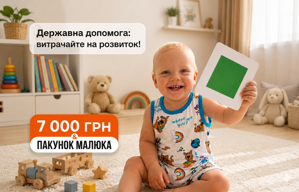 Пакунок Малюка та Державна допомога 7000 грн до року